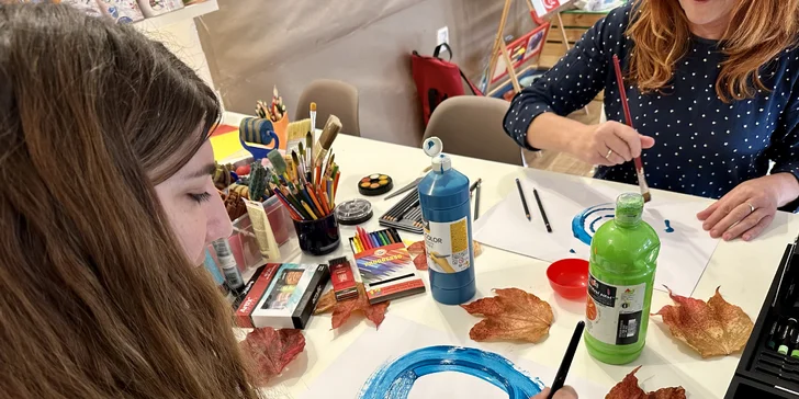 Relaxujte tvořením: workshop arteterapie pro 2 nebo 3 osoby s Jitkou Tůmovou