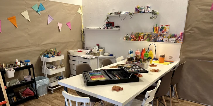 Relaxujte tvořením: workshop arteterapie pro 2 nebo 3 osoby s Jitkou Tůmovou