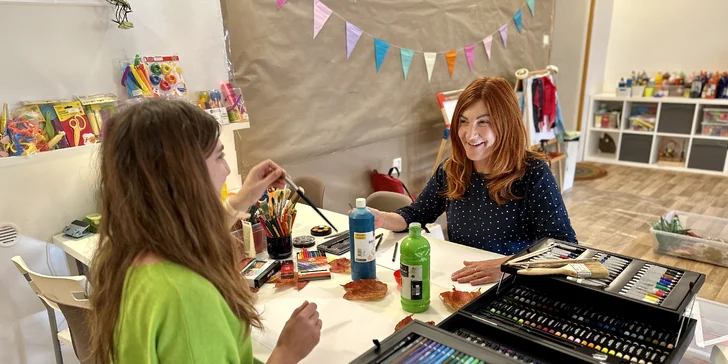 Relaxujte tvořením: workshop arteterapie pro 2 nebo 3 osoby s Jitkou Tůmovou