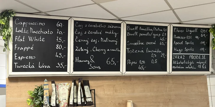 Otevřené vouchery do bistra Café Pilates Lagoon: 200, 400 či 600 Kč