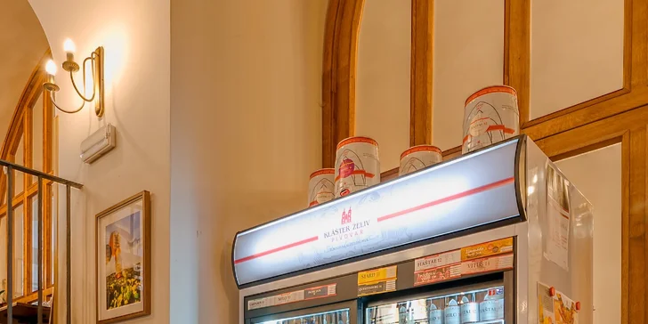 Tradiční restaurace u historického kláštera Želiv: 250–1 000 Kč na celé menu vč. nápojů