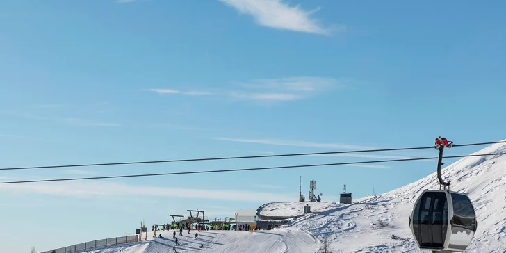 Týden v Dolomitech: lyžařská oblast Madonna di Campiglio-Pinzolo, apartmán pro 2-4 osoby, sauna