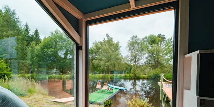 Tiny House Česílko: skvělá poloha blízko Lipna, vlastní sauna i terasa s výhledem