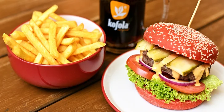 500–2 000 Kč na cokoliv v restauraci Flames Fusion: burgery, masové dobroty, saláty i pití
