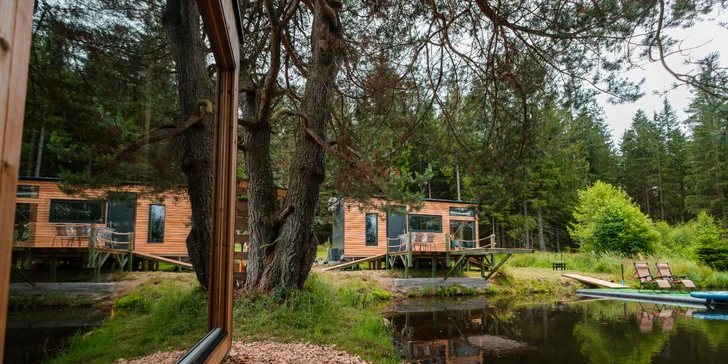 Tiny House Česílko: skvělá poloha blízko Lipna, vlastní sauna i terasa s výhledem