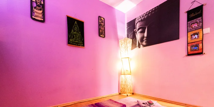 Thajské masáže: 30 až 90 minut relaxační olejové, antistresové či originální thai masáže