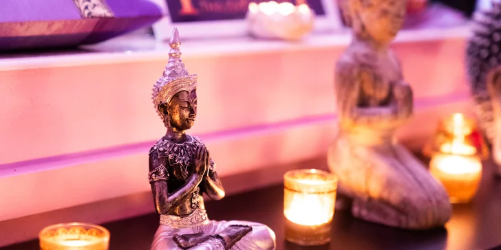 Thajské masáže: 30 až 90 minut relaxační olejové, antistresové či originální thai masáže