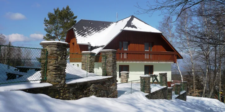 Pobyt na Šumavě: vybavené apartmány, až 3 děti do 14,9 let zdarma