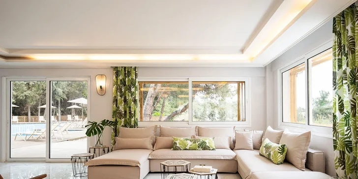 Dovolená na ostrově Thassos: 4* hotel Zoe, all inclusive, letenky i vstup do vodního parku