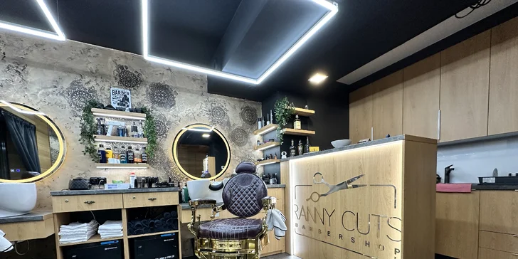 Pánský střih, úprava vousů i komplet balíček v Ranny cuts barbershop