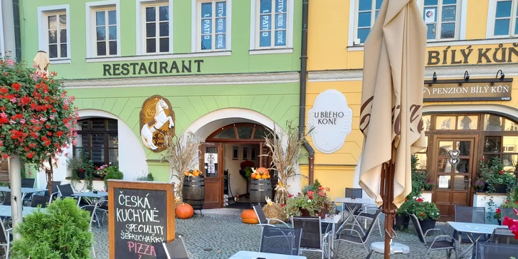Dovolená v Jizerských horách: penzion ve Frýdlantu se snídaní, polopenzí nebo plnou penzí