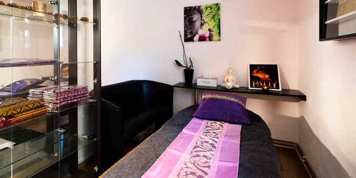 Thajské masáže: 30 až 90 minut relaxační olejové, antistresové či originální thai masáže