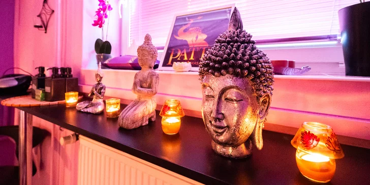 Thajské masáže: 30 až 90 minut relaxační olejové, antistresové či originální thai masáže