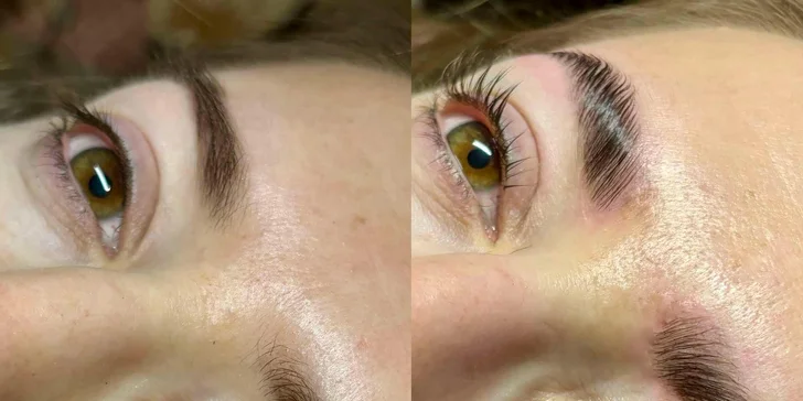 Krásná již po probuzení: úprava a barvení obočí, laminace či lash lifting řas
