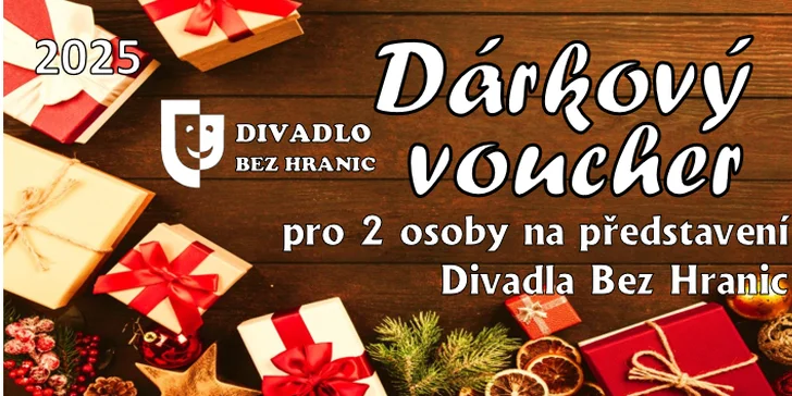 Za kulturou do Divadla Bez hranic: dvě vstupenky na představení dle výběru