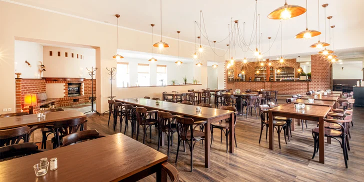 Pobyt v hotelu nedaleko Prahy se snídaní a poctivou restaurací