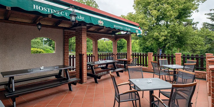 Pobyt v hotelu nedaleko Prahy se snídaní a poctivou restaurací