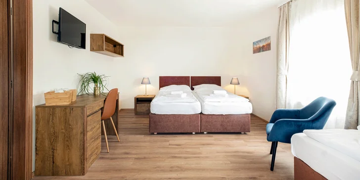 Pobyt v hotelu nedaleko Prahy se snídaní a poctivou restaurací