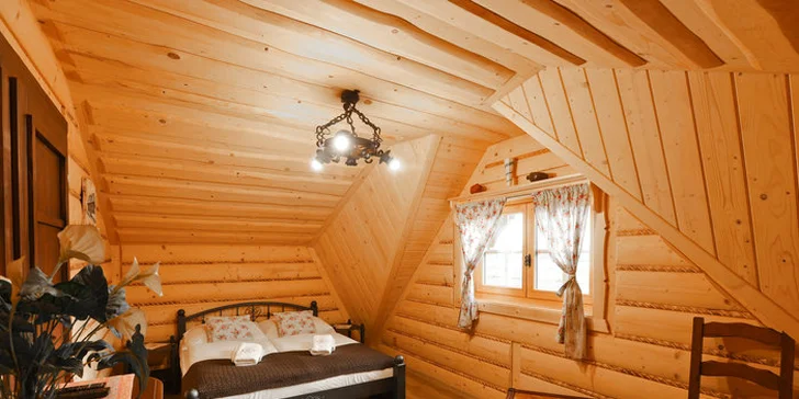 Wellness pobyt ve stylových chatkách na Oravě až pro 6 osob
