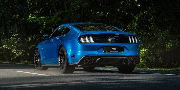 Řidičem i spolujezdcem ve Fordu Mustang GT 5.0: 15–60 minut jízdy s dálniční známkou včetně paliva