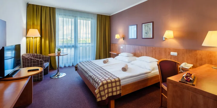 Léčebná jeskyně Tapolca: hotel s termálními bazény a polopenzí nedaleko Balatonu
