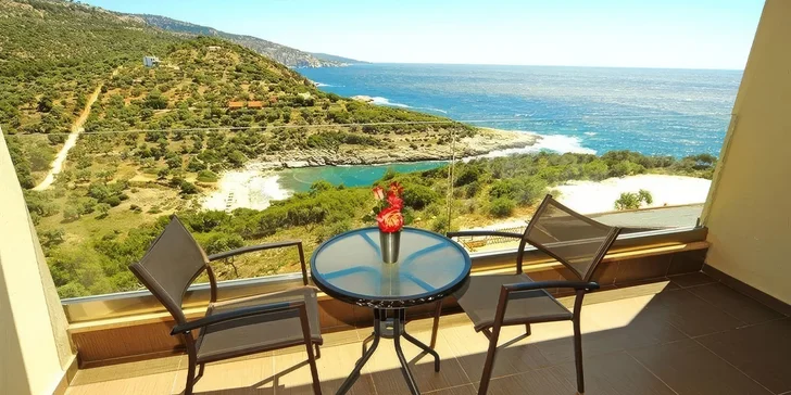 Řecký ostrov Thassos vč. letenky: 4* hotel Aeolis s all inclusive a bazénem