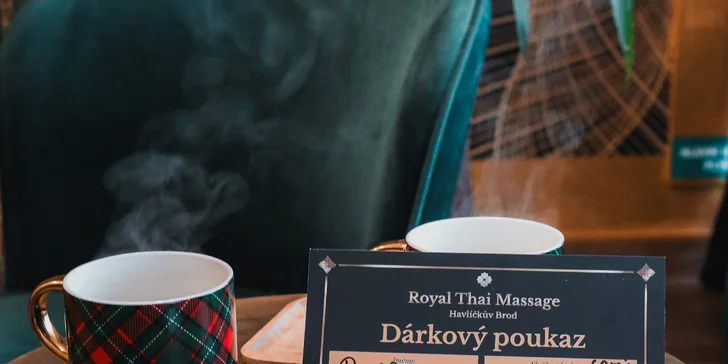 Permanentka do vyhlášeného salonu Royal Thai na 3 masáže dle výběru