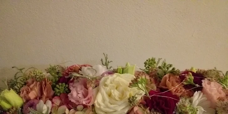 3hodinový floristický kurz v Karlíně dle výběru: kytice a věnce na jaro i léto pro 1 či 2 osoby