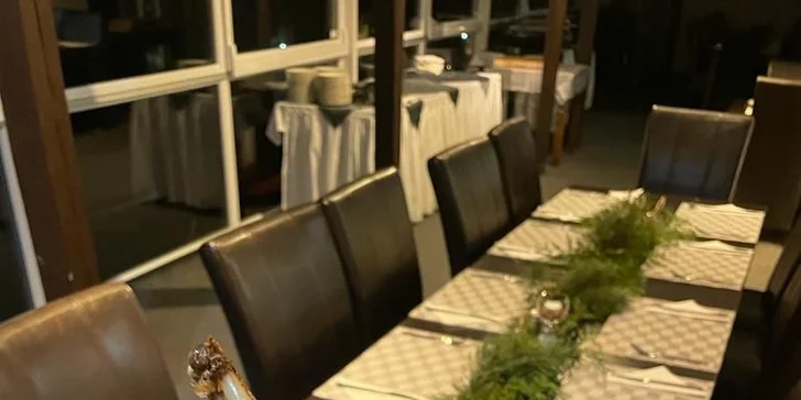 3chodové svatomartinské menu včetně sklenky vína pro 1 nebo 2 osoby