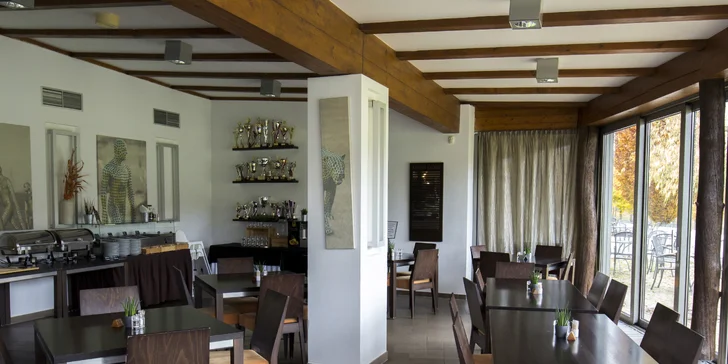 Tříchodové menu pro 1 nebo 2 osoby v resortu Kaskáda, varianta se 120 min ve wellness