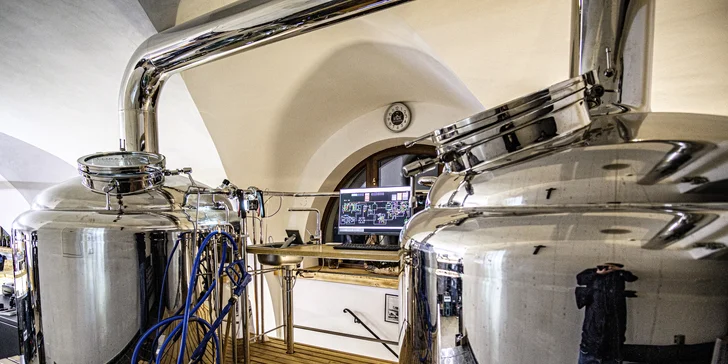 Prohlídka klášterního pivovaru až pro 2 osoby a degustace piv z tanku
