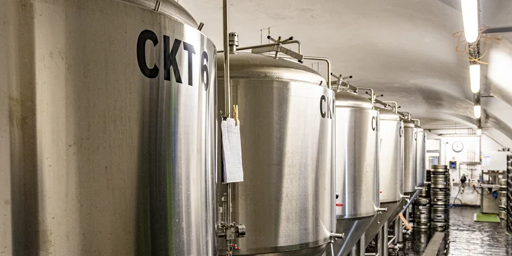 Prohlídka klášterního pivovaru až pro 2 osoby a degustace piv z tanku