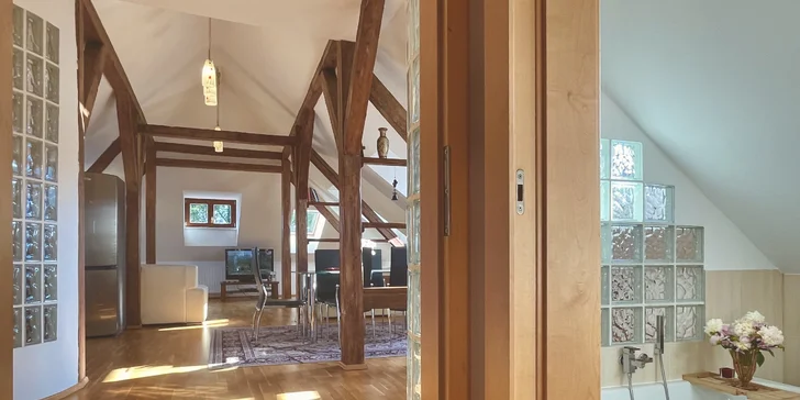 Apartmány u NP Šumava pro páry i rodiny: historické prostory, možnost pivních lázní a sauny