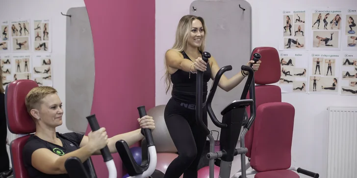 Fitness pro ženy: jednorázový neomezený vstup pro 1-2 dámy, pitný režim i analýza těla