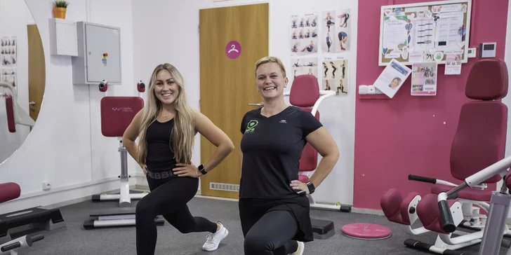 Fitness pro ženy: jednorázový neomezený vstup pro 1-2 dámy, pitný režim i analýza těla