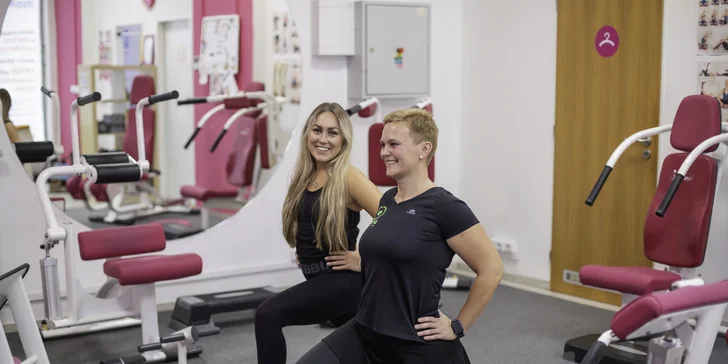 Fitness pro ženy: jednorázový neomezený vstup pro 1-2 dámy, pitný režim i analýza těla
