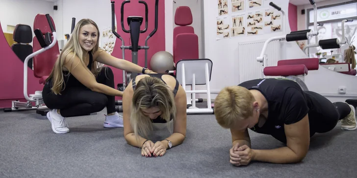 Fitness pro ženy: jednorázový neomezený vstup pro 1-2 dámy, pitný režim i analýza těla