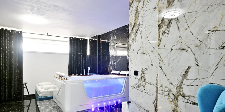 1–5h. privátní wellness v srdci Prahy: hydromasážní vana, sauna i občerstvení