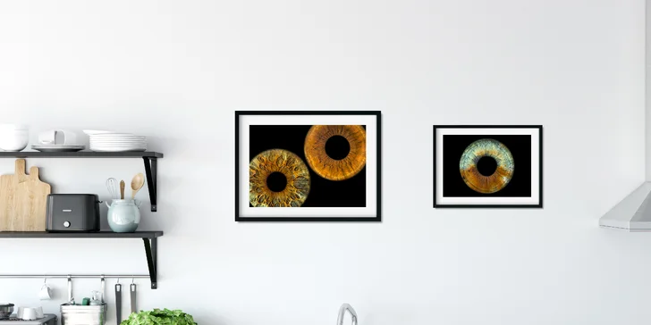 Fotografie oční duhovky vč. tisku na počkání v OC Palladium: pro jednotlivce i dvojice