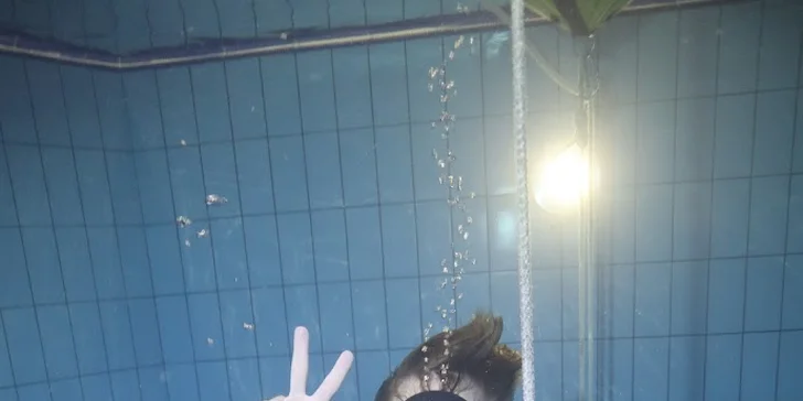 Kurz freedivingu v 8 metrů hluboké jámě pro jednoho, dva či celou rodinu