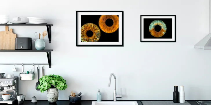 Fotografie oční duhovky vč. tisku na počkání v OC Palladium: pro jednotlivce i dvojice