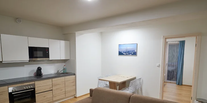 Moderní a plně vybavené apartmány v centru Pece pod Sněžkou až pro 6 osob