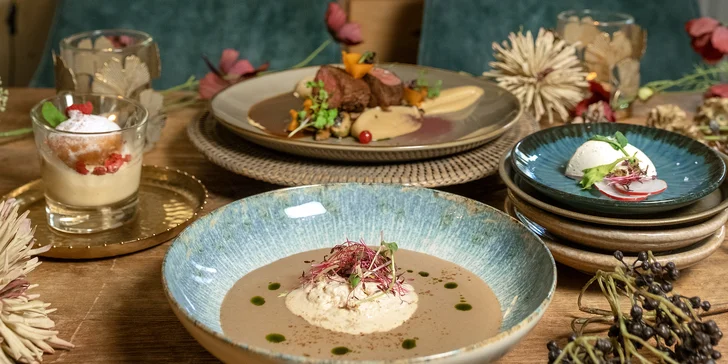Dárkové vouchery do luxusní zahradní restaurace v centru Prahy