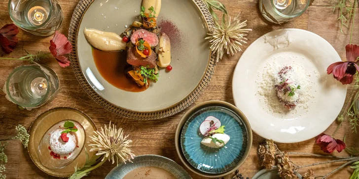 Dárkové vouchery do luxusní zahradní restaurace v centru Prahy