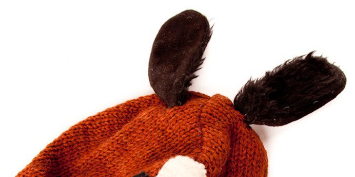 Zvířátková kolekce pletených doplňků Happy Winter