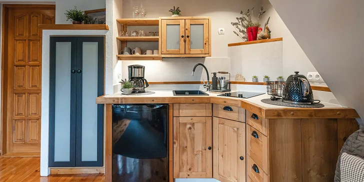 Plně vybavené apartmány s kuchyňkou pro dva i rodinu v Zakopaném: top základna pro poznání města i Tater