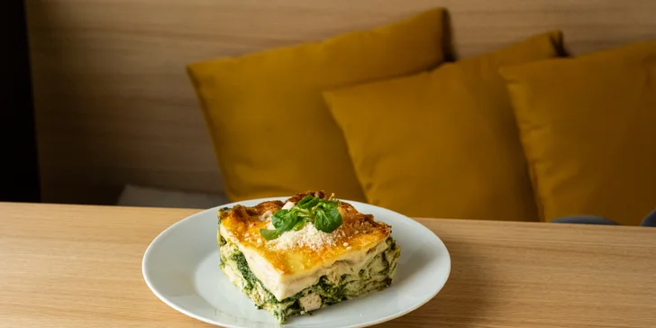 Pasta dle vlastního výběru: špagety Carbonara, ravioly s hovězím i lasagne