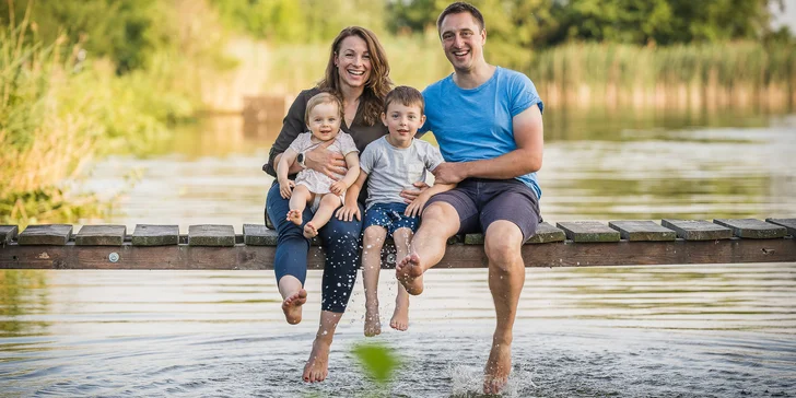 Ateliérové či exteriérové focení: rodinné, párové či portréty, 5 upravených snímků
