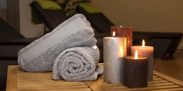 2–3hodinový odpočinek pro 2 osoby: privátní wellness se saunou, vířivkou i masáží