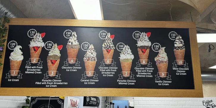 Sladké potěšení na Václaváku: trdelník se zmrzlinou i čokoládou a espresso
